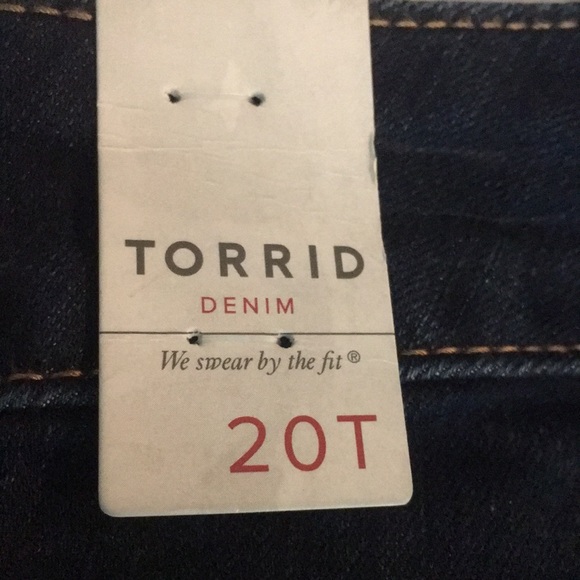 NWT Torrid Sim Boot Jean Mid Rise Medium Wash Size 20T - Picture 9 of 15